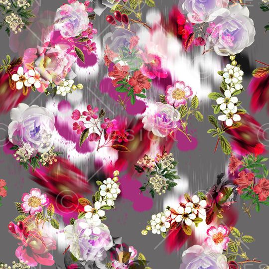 精心印花花型图片