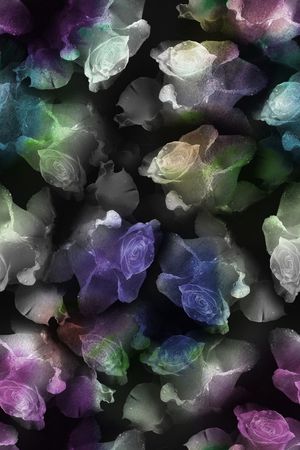 抽象印花花型图片