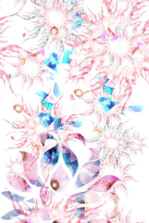 抽象印花花型图片