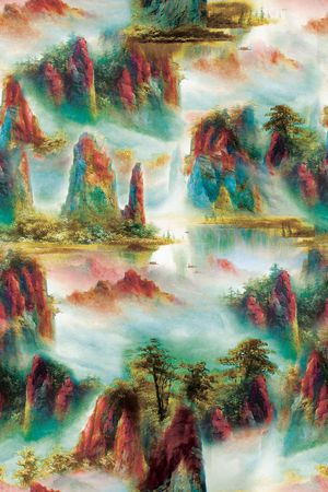 中国风印花花型图片