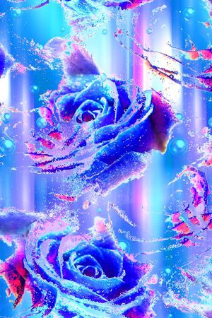 流行时尚印花花型图片