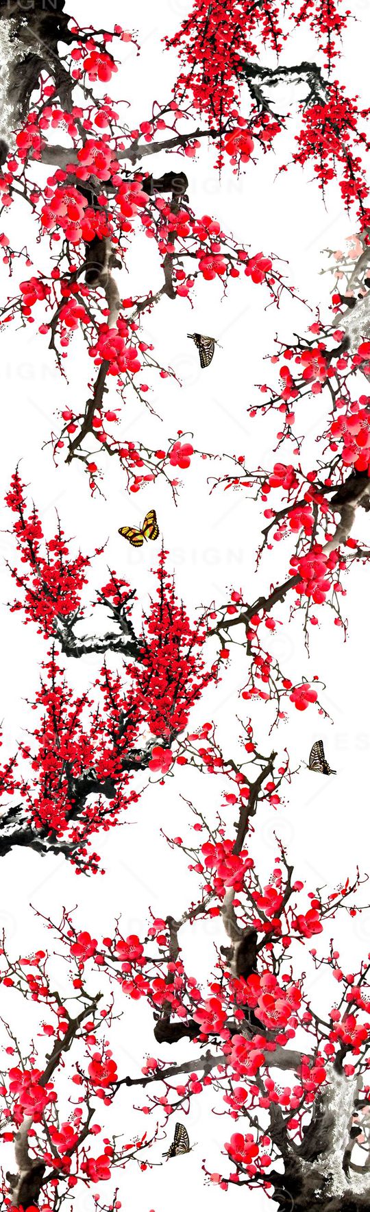 手绘印花花型图片