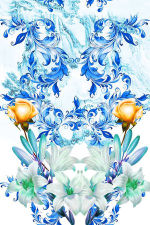 民族风印花花型图片