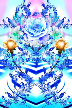 民族风印花花型图片