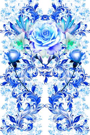 民族风印花花型图片