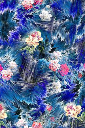 抽象印花花型图片
