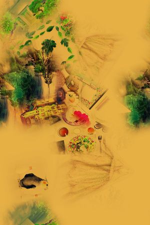 复古印花花型图片