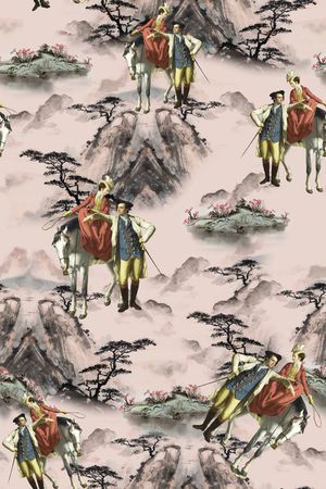 潮流大牌印花花型图片