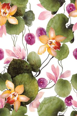 花卉印花花型图片