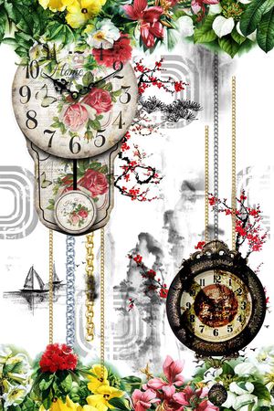 大牌秋冬装 沙发布印花花型图片
