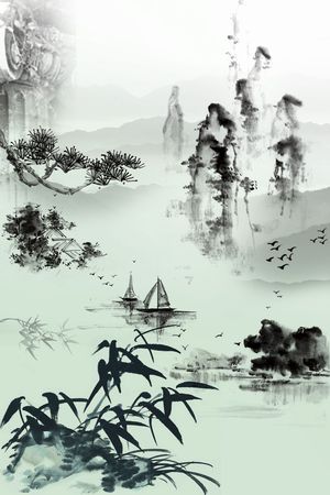 男士冬装印花花型图片