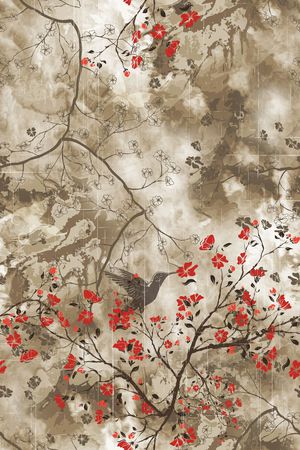 复古 民族印花花型图片
