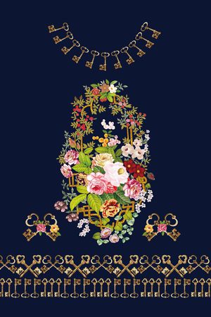 时尚印花花型图片