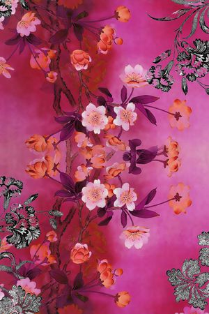 底纹印花花型图片