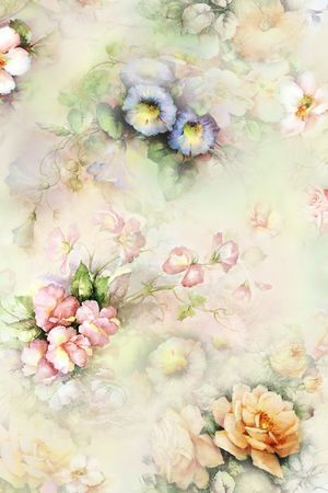 家纺印花花型图片