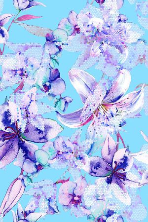 流行时尚印花花型图片