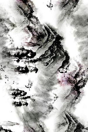 山水印花花型图片