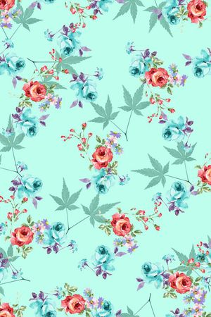 创意服装面料印花花型图片