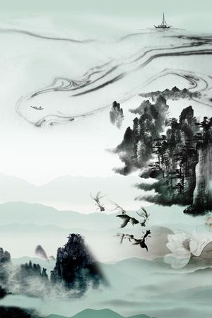 山水印花花型图片