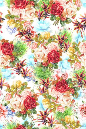 创意服装面料印花花型图片