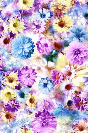 服装图案印花花型图片