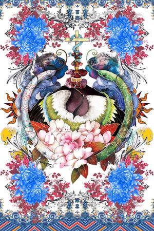 定位印花花型图片
