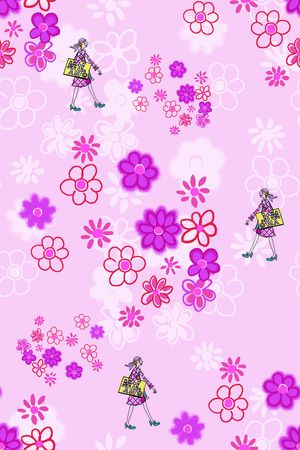 花卉印花花型图片
