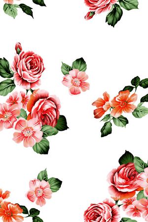 传统印花印花花型图片