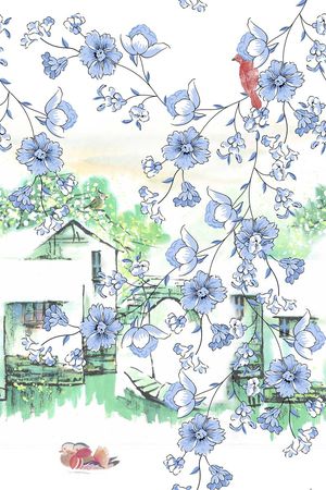 小花印花花型图片