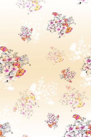 花卉印花花型图片