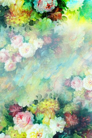 油画印花花型图片
