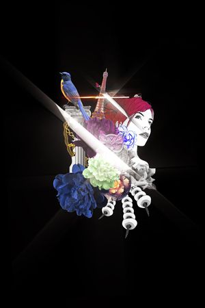 抽象印花花型图片