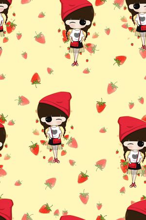 创意服装面料印花花型图片