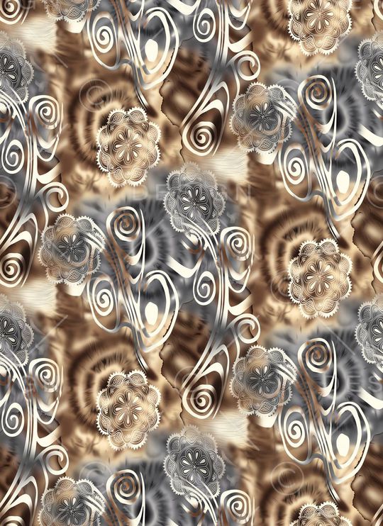 几何印花花型图片
