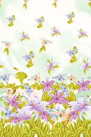 原创印花花型图片
