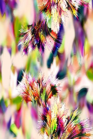 围巾花型印花花型图片