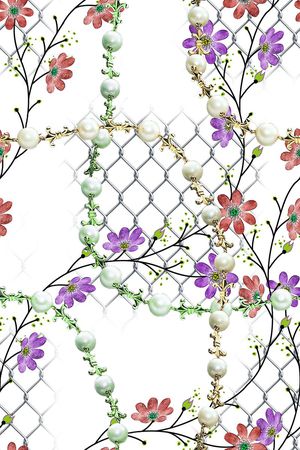 宝石印花花型图片