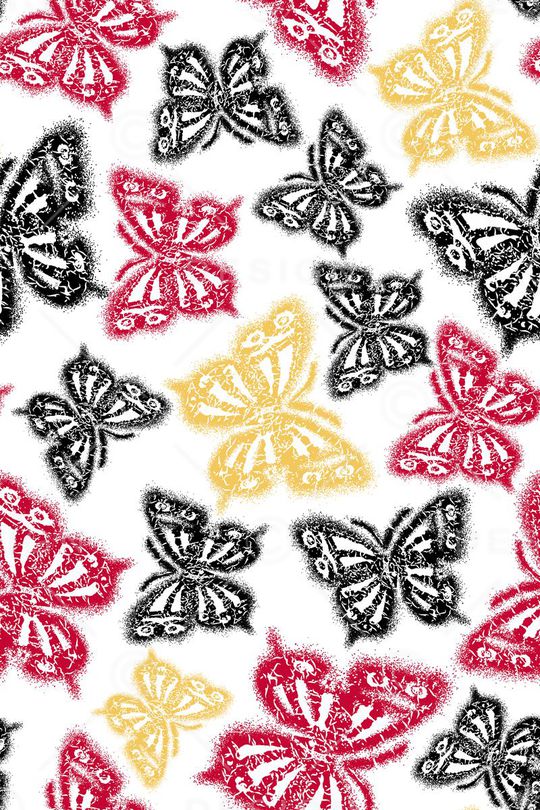 几何印花花型图片