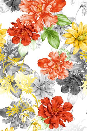 流行时尚印花花型图片