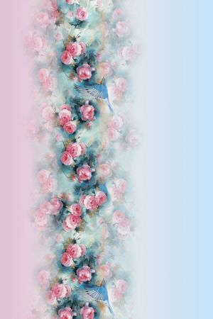 手绘印花花型图片