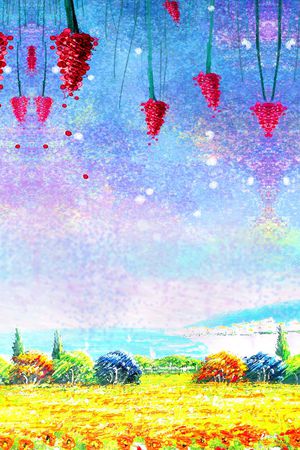 花海印花花型图片