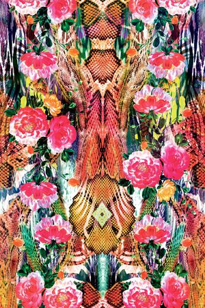 原创印花花型图片