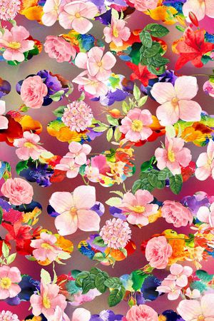 几何印花花型图片