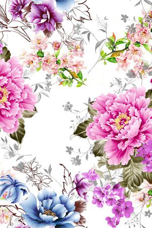 流行时尚印花花型图片