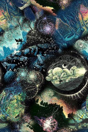 星空印花花型图片