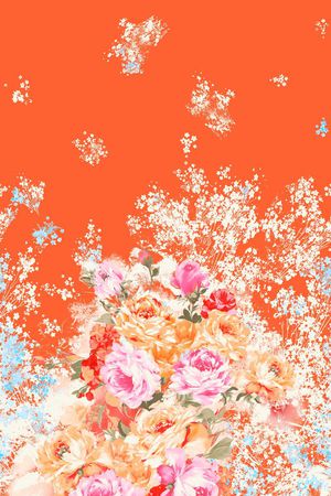 花卉印花花型图片