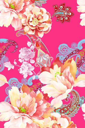 火腿印花花型图片