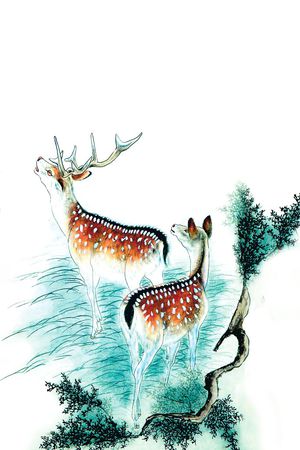原创印花花型图片