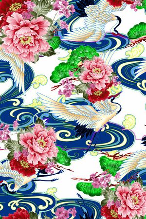 花卉印花花型图片