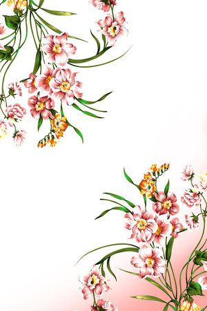 数码定位印花花型图片